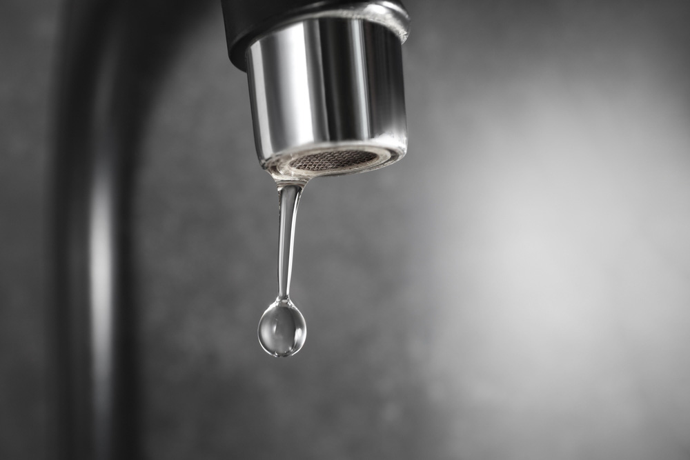 water dripping from a faucet